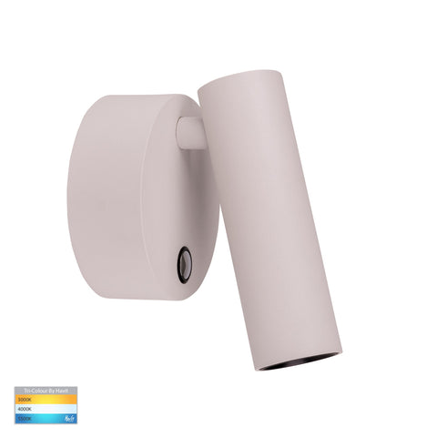 Lesen White Single Adjustable Wall Light - HV3689T-WHT