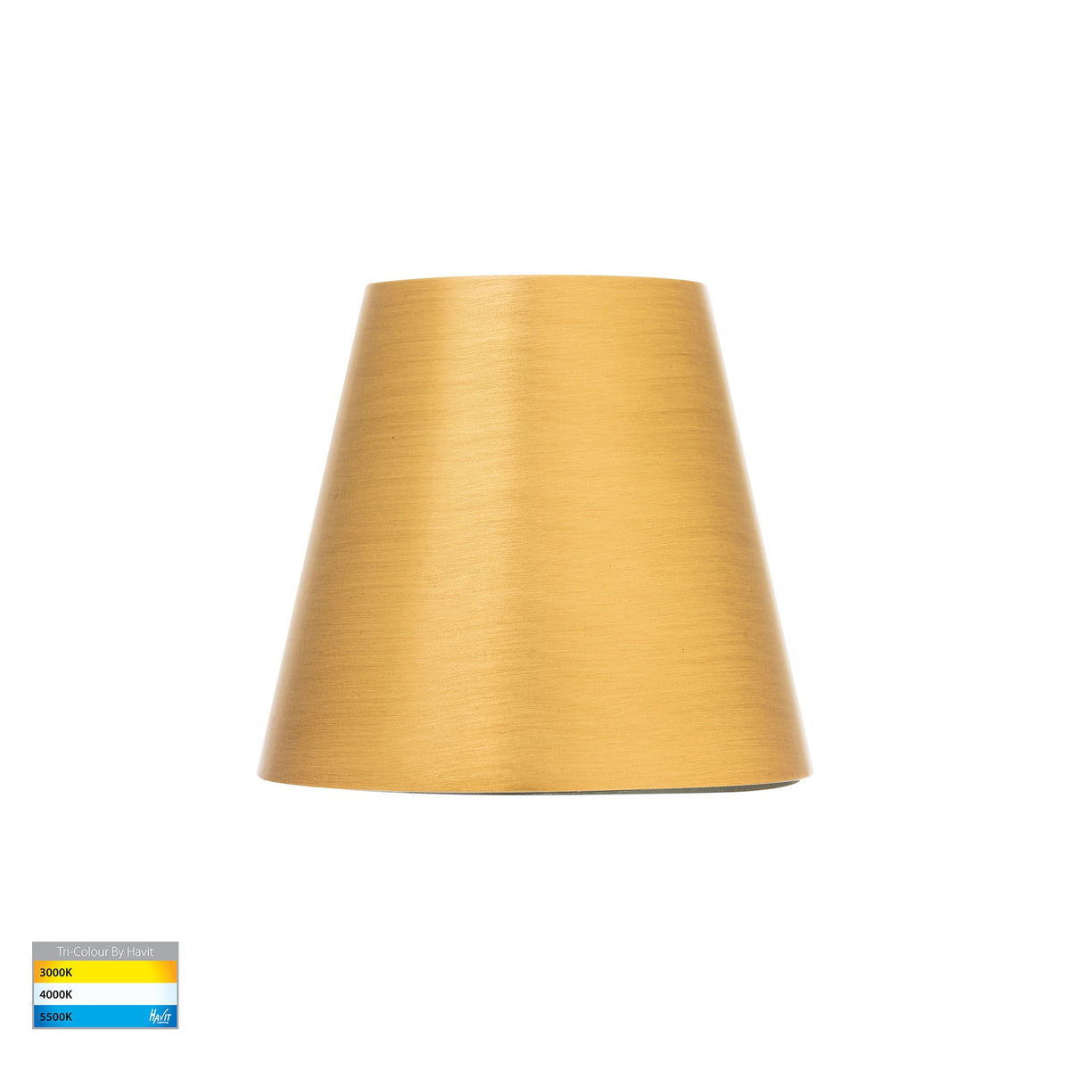 Kaval Solid Brass Surface Mounted LED Wall Light - HV3285T-BR-12V