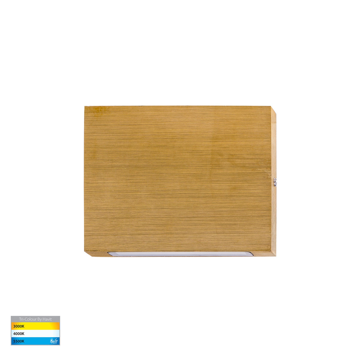 Stylez Solid Brass LED Step Light - HV3288T-BR-12V