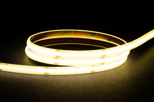 9.6w IP54 24v DC 4000K COB Dotless LED Strip - HV9761-IP54-320-4K-10M