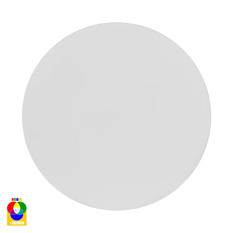 Halo White RGBW LED Wall Light - HV3593RGBW-WHT