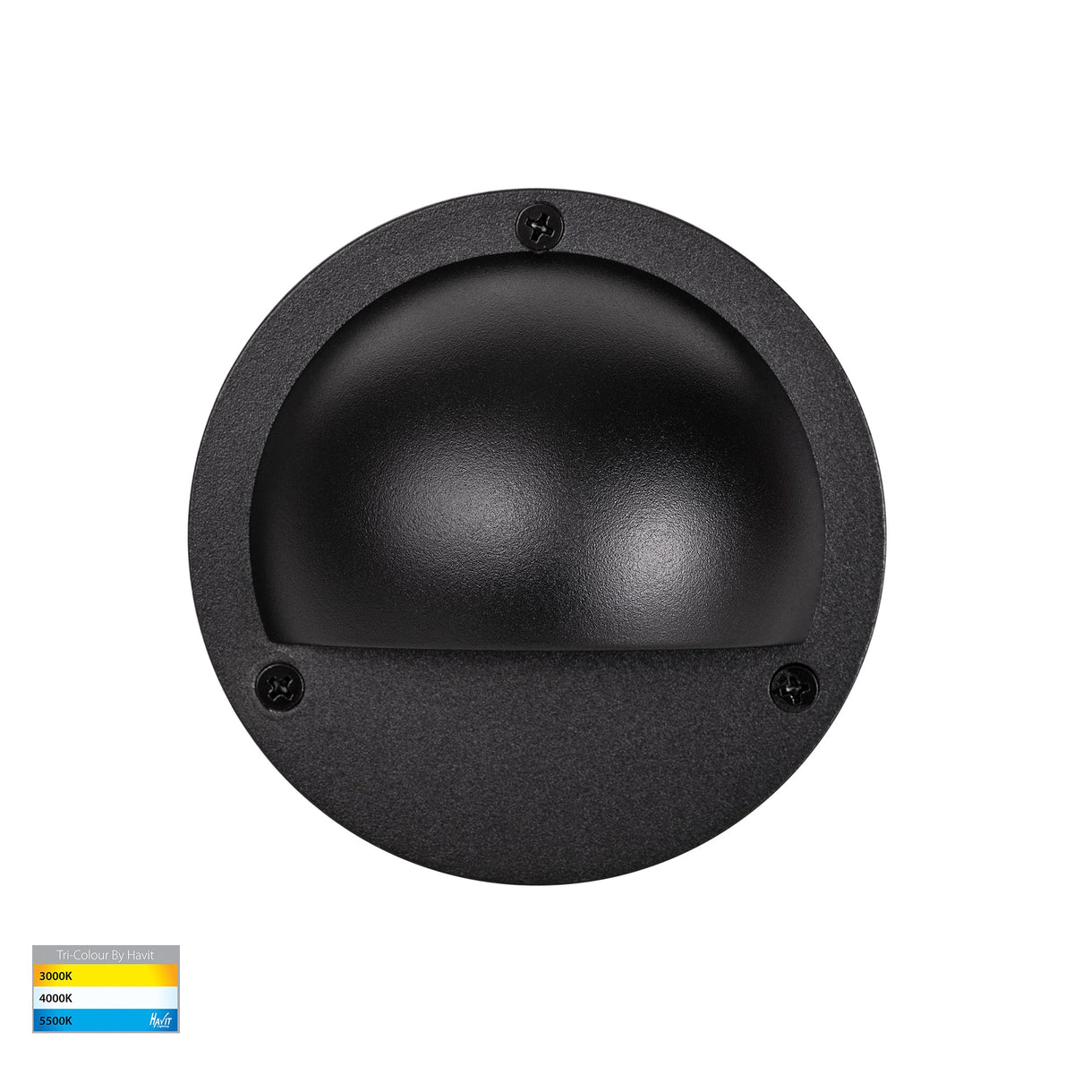 Pinta Black Step Lights with Eyelid - HV2922