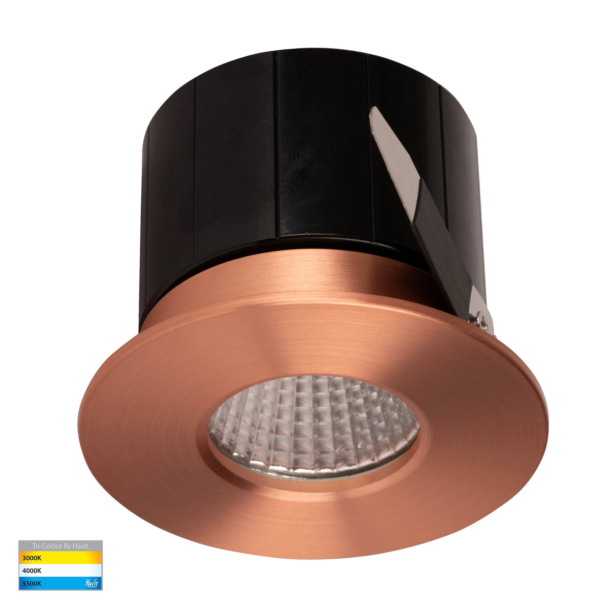 Prime Copper Coloured Fixed LED Downlight - HV5511T-CP