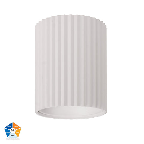 Nella White 18w Surface Mounted LED Downlight - HV5853S-WHT-12V