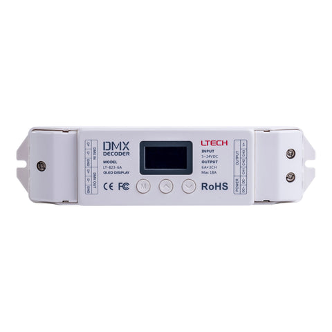 DMX RGB LED Strip Controller - HV9109-LT-823-6A