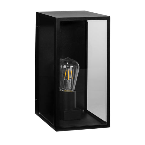 Bayside Large 316 Stainless Steel Black Wall Light - HV3659W-L-BLK