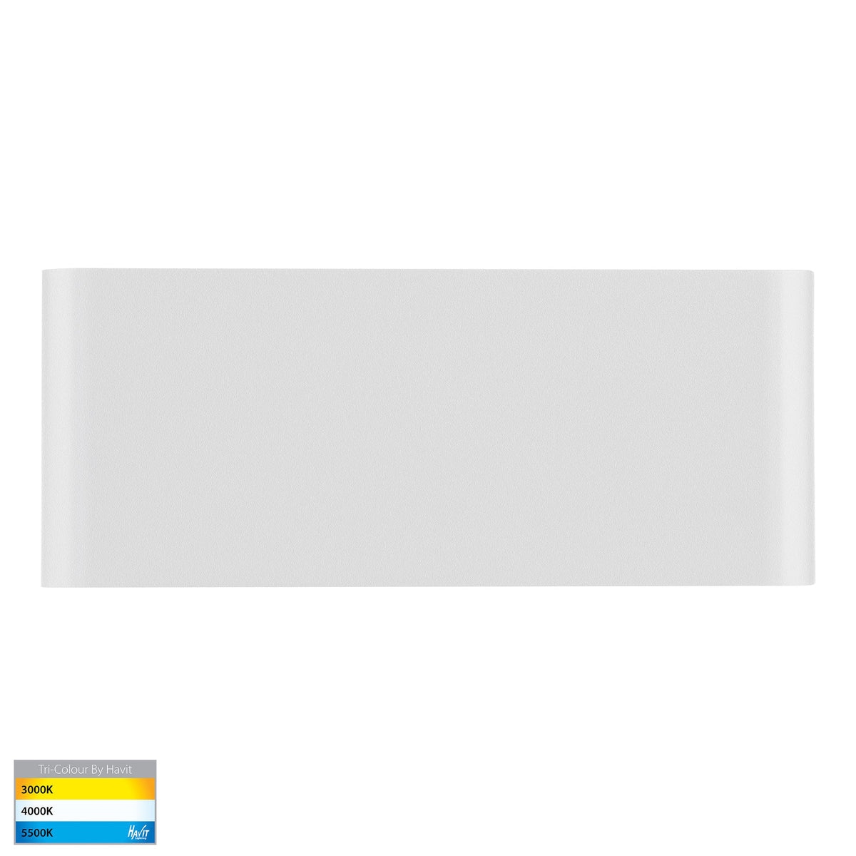 Lisse White Up & Down LED Wall Light - HV3653T-WHT-12V