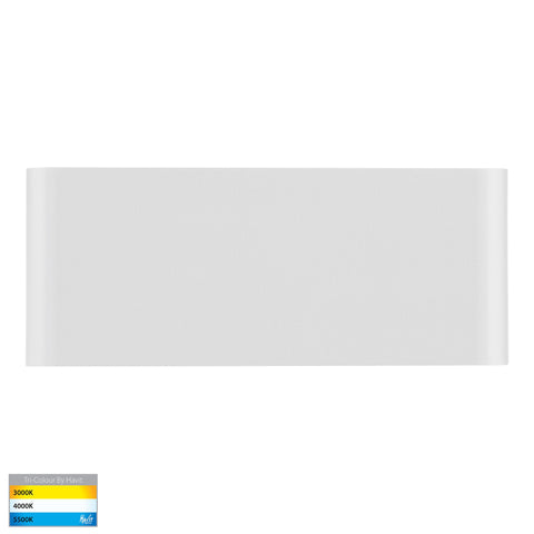 Lisse White Up & Down LED Wall Light - HV3653T-WHT-12V