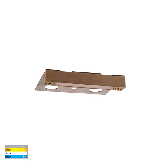 Preston Solid Brass LED Coping Light - HV3297T-BR-12V
