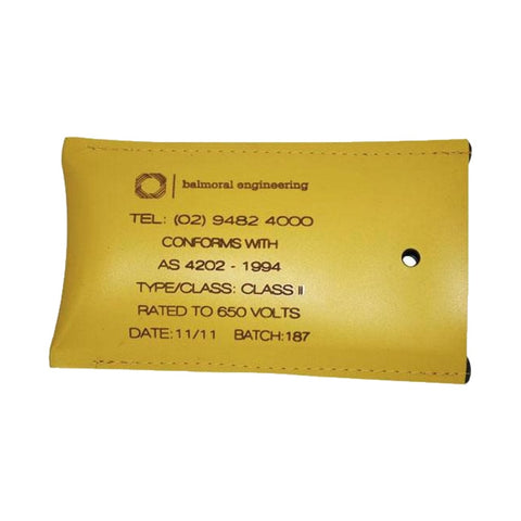 Balmoral Insulated Cable End Cover 650V 180 x 110mm (25 Pack) - COVER-B-650V-1811