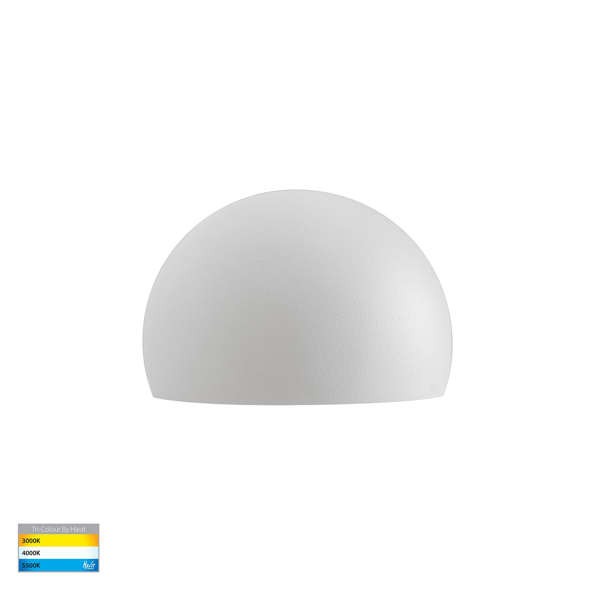 Serres White Surface Mounted LED Wall Light - HV3286T-WHT-12V