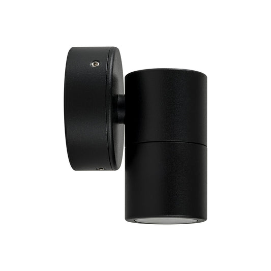 Mini Tivah Black Fixed Down Wall Pillar Lights - HV1127MR11NW