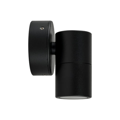 Mini Tivah Black Fixed Down Wall Pillar Lights - HV1127MR11NW