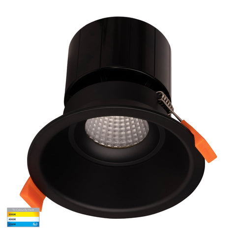 Prime Black Fixed Deep LED Downlight - HV5514T-BLK