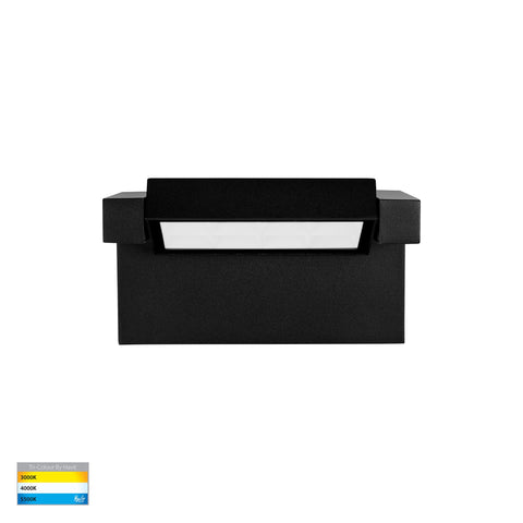 Locu Aluminium Black 12w Adjustable LED Floodlight - HV3731T-BLK