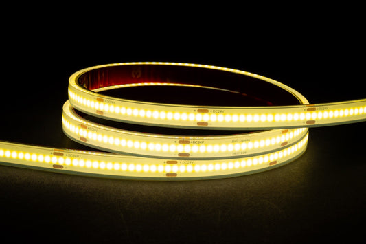 9.6w IP67 24v DC 4000K COB Dotless LED Strip - HV9761-IP67-320-4K