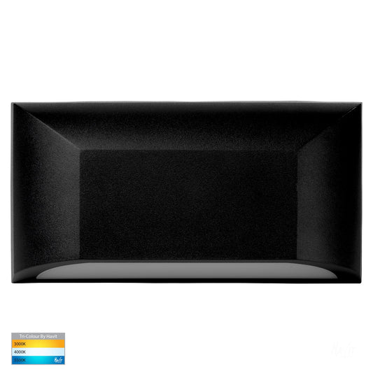 Seevive Polycarbonate Black LED Step Light - HV3225T-BLK