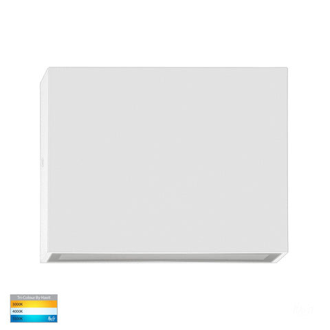 Essil White Up & Down LED Wall Light - HV3646T-WHT-12V