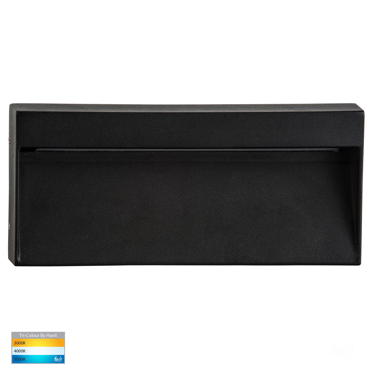 Virsma Black Rectangle LED Step lights - HV3275T-BLK-240V