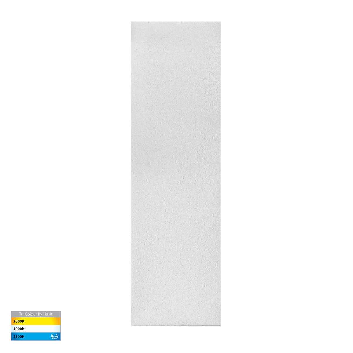 Barline Shadow Aluminium White 300mm Wall Light - HV3571T-WHT-24V