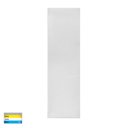 Barline Shadow Aluminium White 300mm Wall Light - HV3571T-WHT-24V