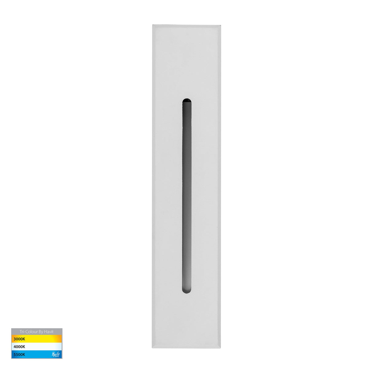 Paso White Recessed LED Step Light - HV3106T-WHT-240V