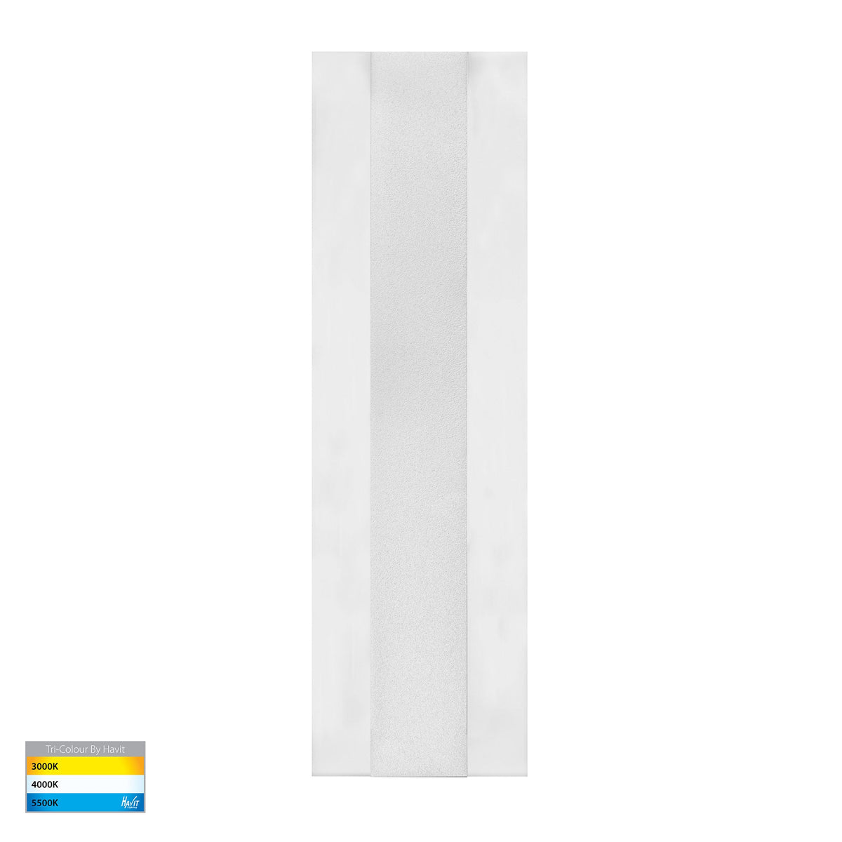 Barline Aluminium White 300mm Wall Light - HV3581T-WHT