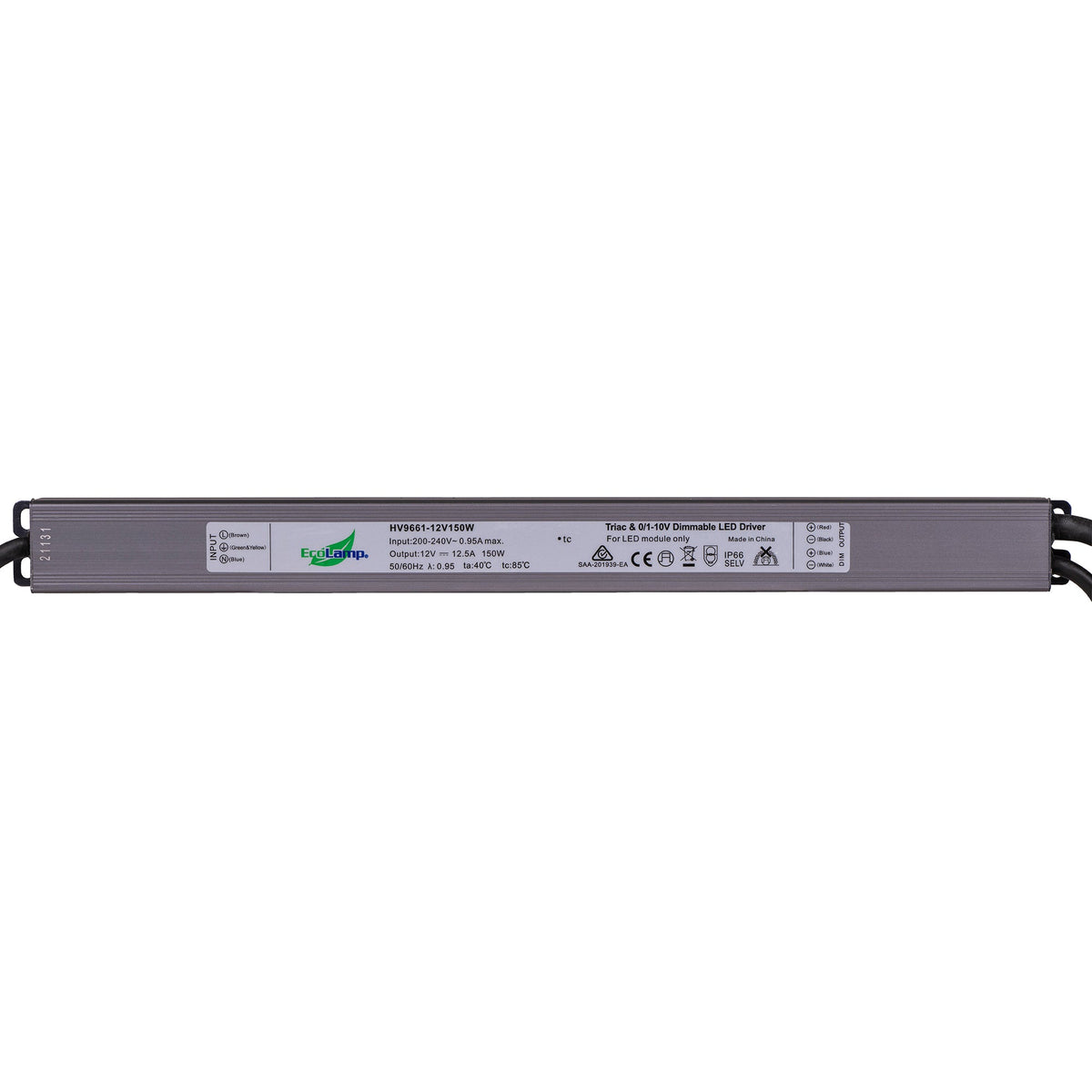 150W Triac + 0-1/10v Dimmable LED Driver - HV9661-12V150W