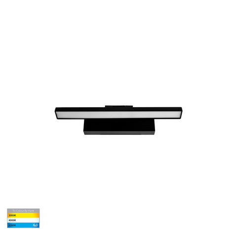 Vanita Black 400mm Adjustable Wall Light - HV8101T-BLK