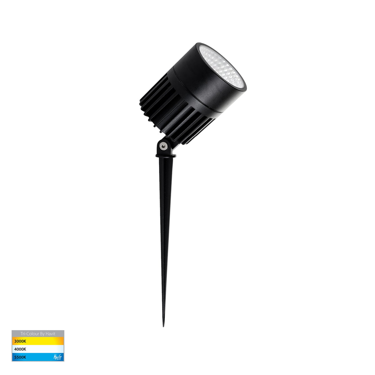 Oasis Black 24w LED Garden Spike Light - HV1429T-24W