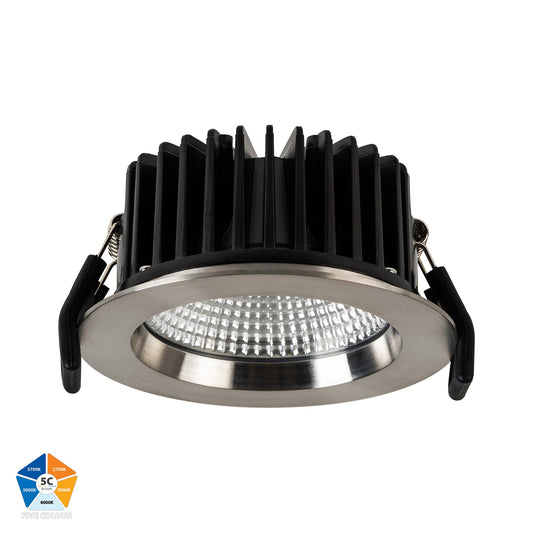 Ora 316 Stainless Steel Fixed 5 Colour LED Downlight - HV5530S-SS316