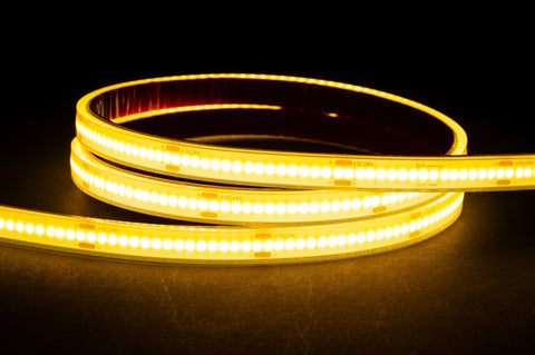 9.6w IP67 24v DC 3000K COB Dotless LED Strip - HV9761-IP67-320-3K-10M