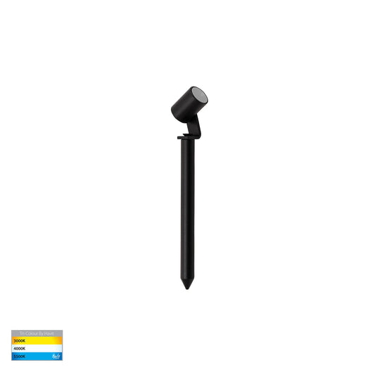 Spar Aluminium Black Spike or Surface Mounted Spot Light - HV1434T-BLK