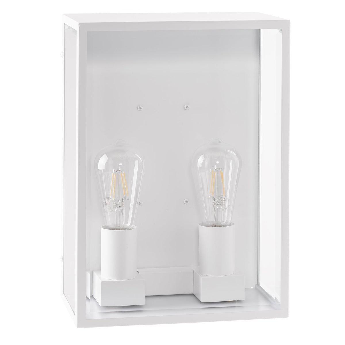 Bayside 316 Stainless Steel White 2 Light Wall Light - HV36592W-WHT