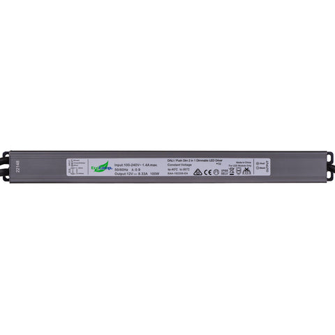 100W Dali 2 + Push Dim Dimmable LED Driver - HV96632-24V100W