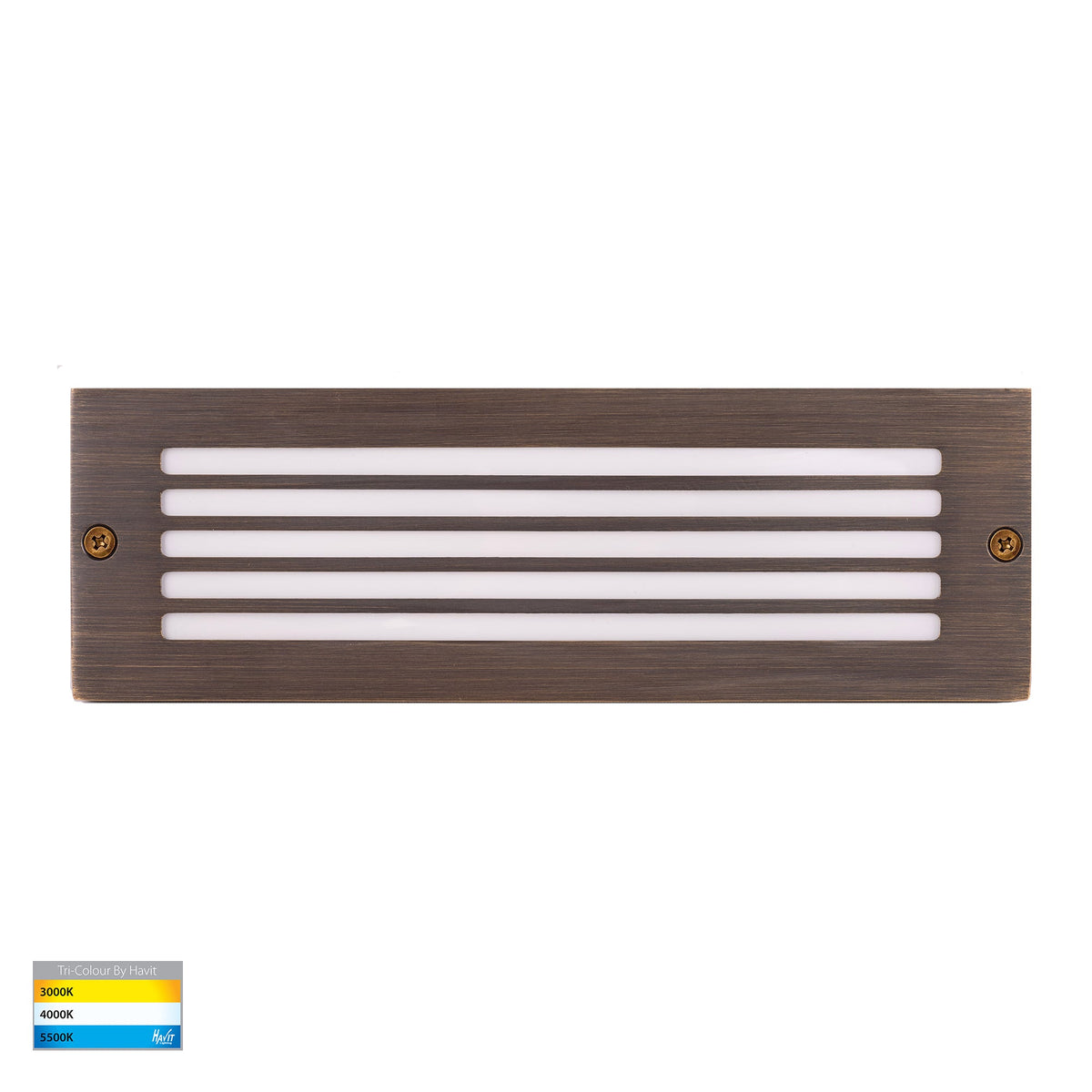 Ardam Antique Brass LED Step Light - HV3296T-AB-12V