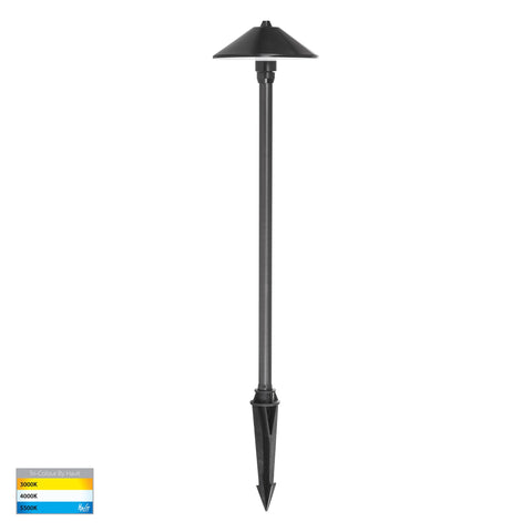 Bitta Antique Brass 3w LED Garden Spike Light - HV1453T-AB