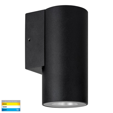 HV3625T-BLK- Aries 316 Stainless Steel Black Down LED Wall Light - HV3625T-BLK