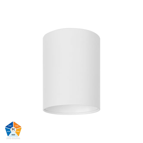 Nella White 12w Surface Mounted LED Downlight - HV5842S-WHT