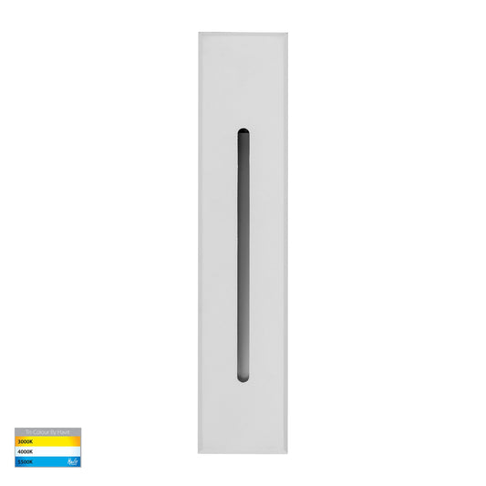 Paso White Recessed LED Step Light - HV3106T-WHT-12V