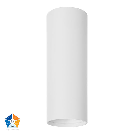 Nella White 7w Surface Mounted LED Downlight - HV5841S-WHT-EXT
