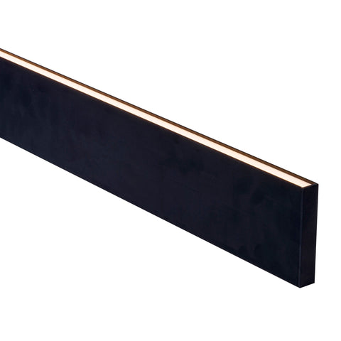 Suspended Black Aluminium Profile - HV9693-1896-BLK-3M