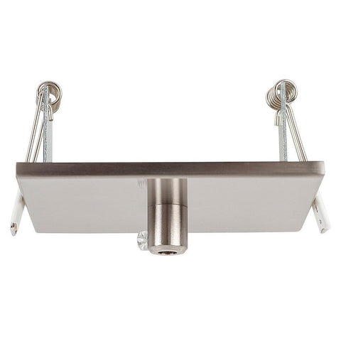 100mm Square Rescessed Canopy Satin Chrome - HV9705-9005-SCH-SQ