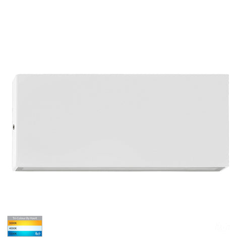 Essil White Fixed Down LED Wall Light - HV3647T-WHT-240V