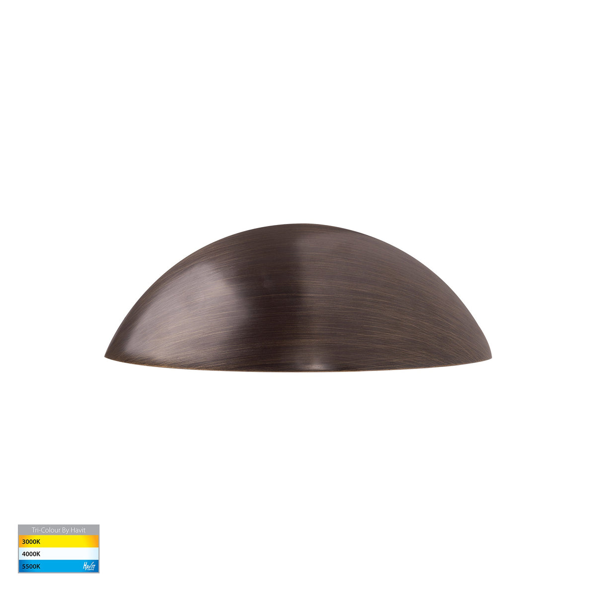 Curva Antique Brass LED Step Light - HV3252T-AB-12V