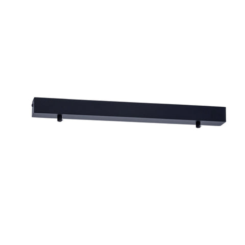 500mm Rectangle Surface Mounted Black Pendant Canopy - HV9705-5050-BLK