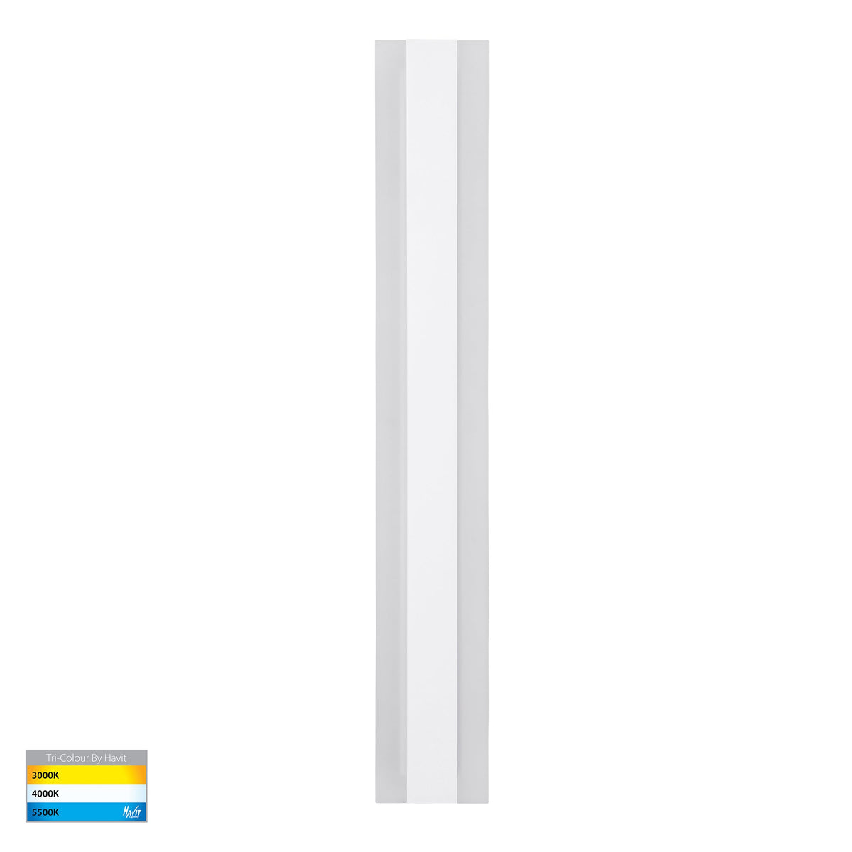 Barline Aluminium White 600mm Wall Light - HV3582T-WHT