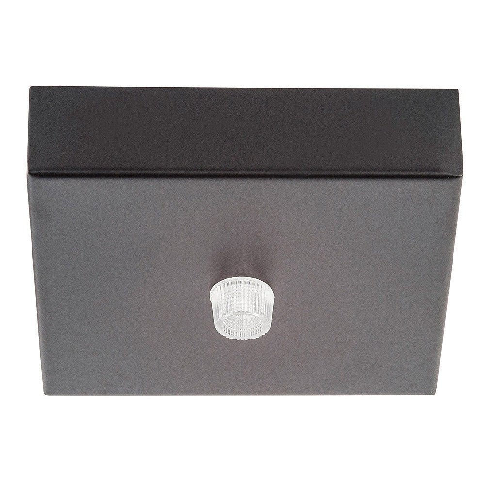 100mm Square Canopy Black - HV9705-9025-BLK-SQ
