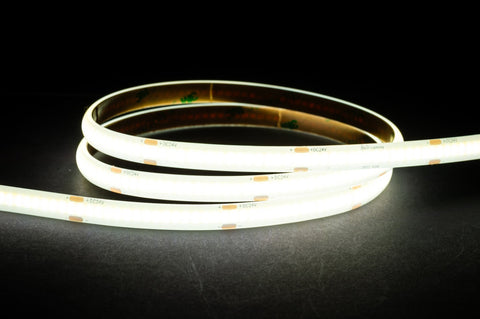 9.6w IP54 24v DC 5500K COB Dotless LED Strip - HV9761-IP54-320-5K