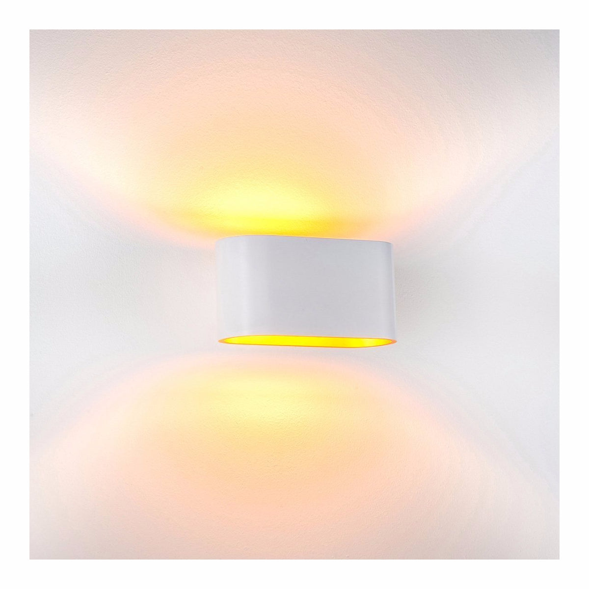 Concept White Aluminium LED Wall Light - HV8028C-WHT